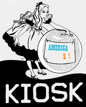 KIOSK America #2 (the pretty orange girl)